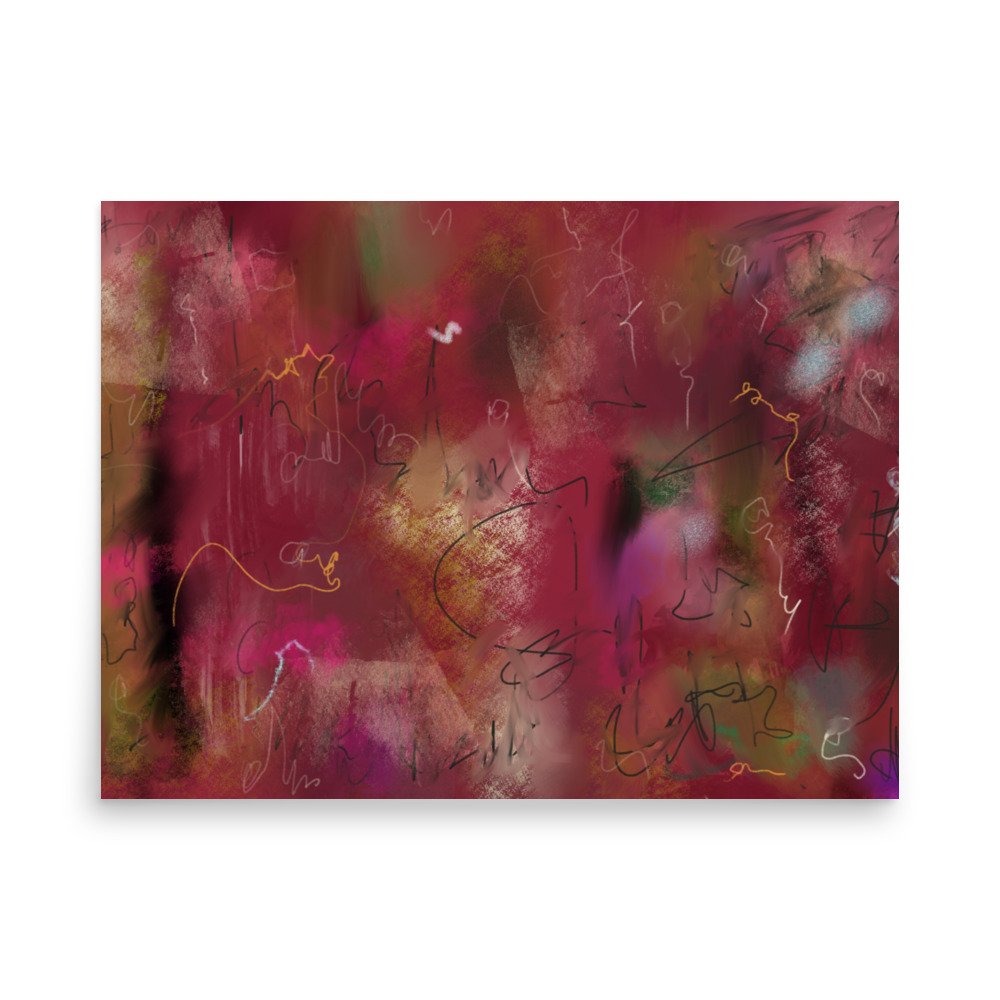 Awooga - Abstract Painting - Poster - Image 7