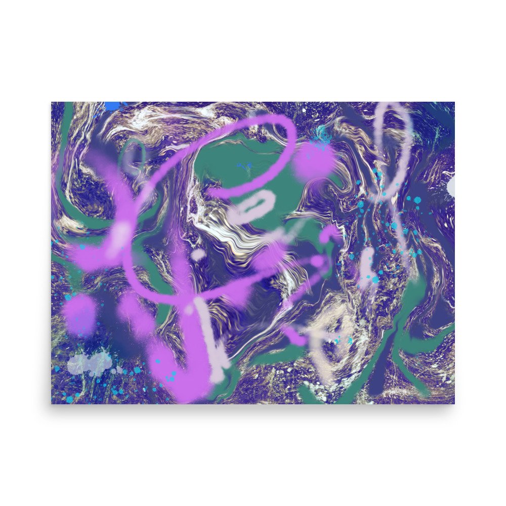 Kickflip -Abstract Graffiti Art -Poster - Image 7