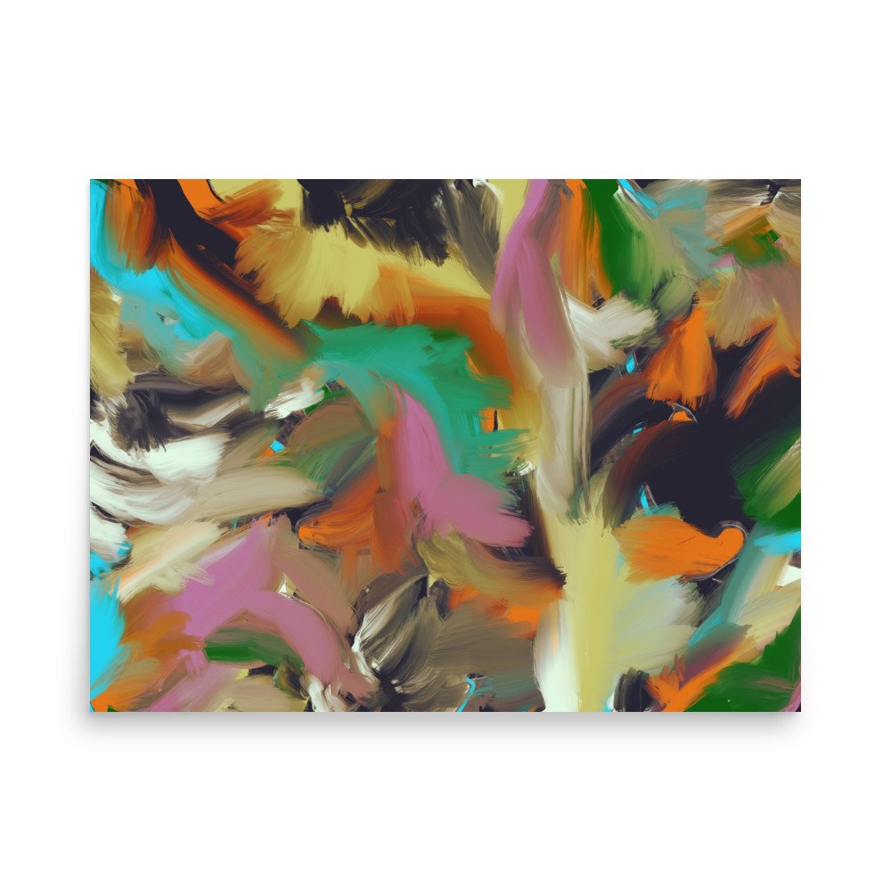 Hong Kong -Abstract Painting -Poster - Image 7