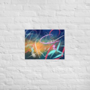 Energised -Abstract -Graffiti Art -Poster
