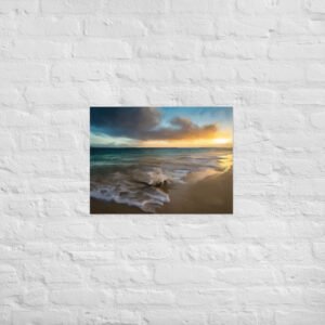 Tranquil Seas Beach /Seascape Painting -Poster