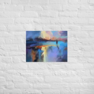 Finding Happiness -Abstract Painting -Poster