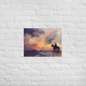 Journey -Abstract Painting -poster