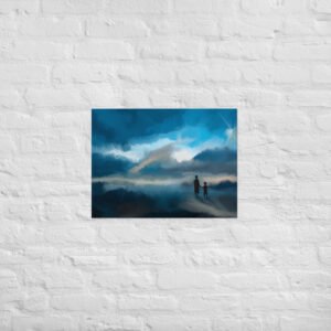 Starting Again Abstract Painting -Poster