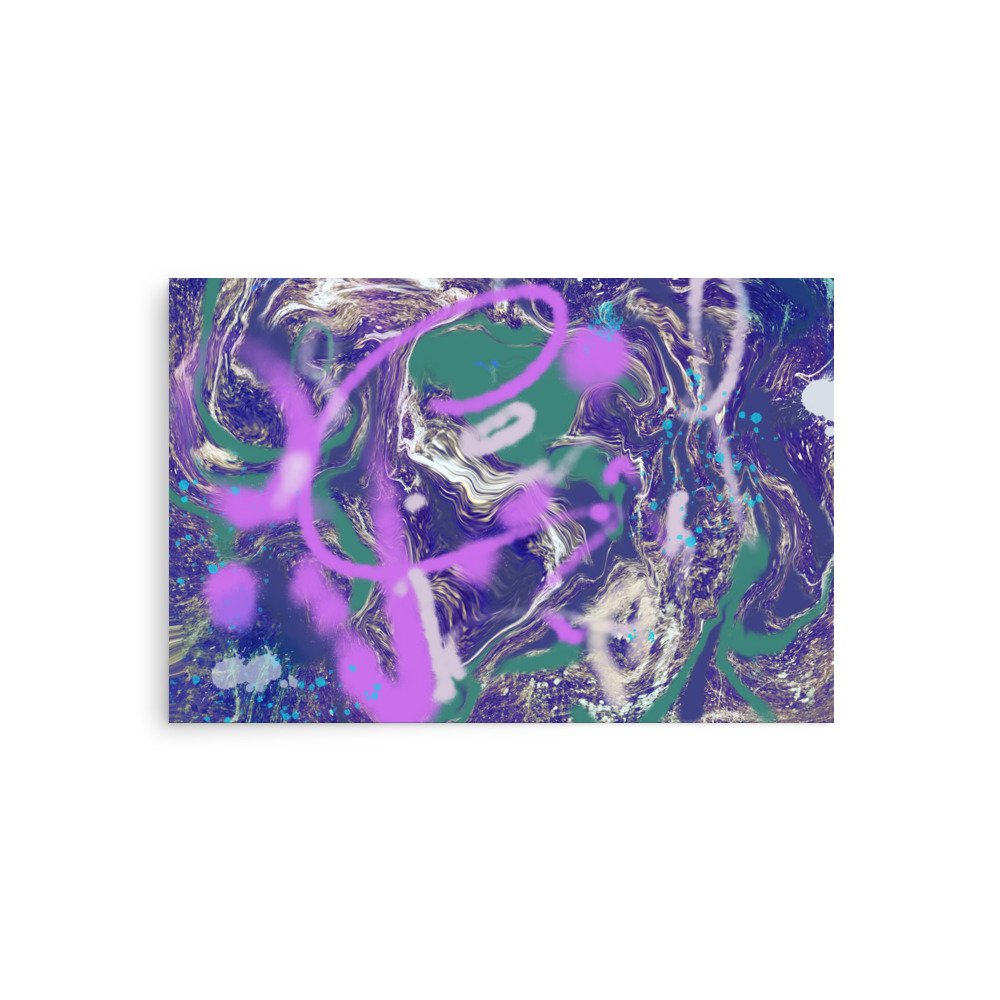 Kickflip -Abstract Graffiti Art -Poster - Image 8