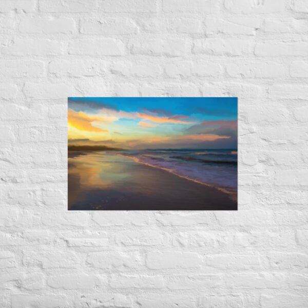 Turkish Waters - Beach / Seascape Painting - Poster - Image 8