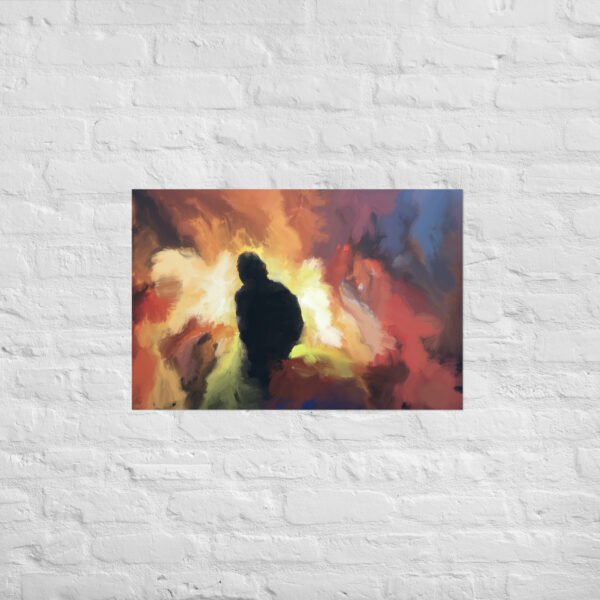 The Visitor -Abstract Painting -Poster - Image 8