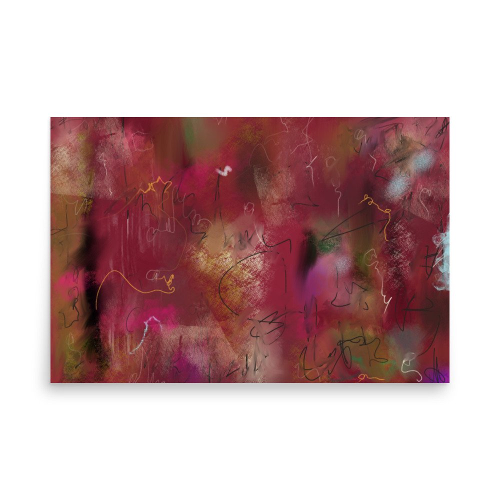Awooga - Abstract Painting - Poster - Image 9
