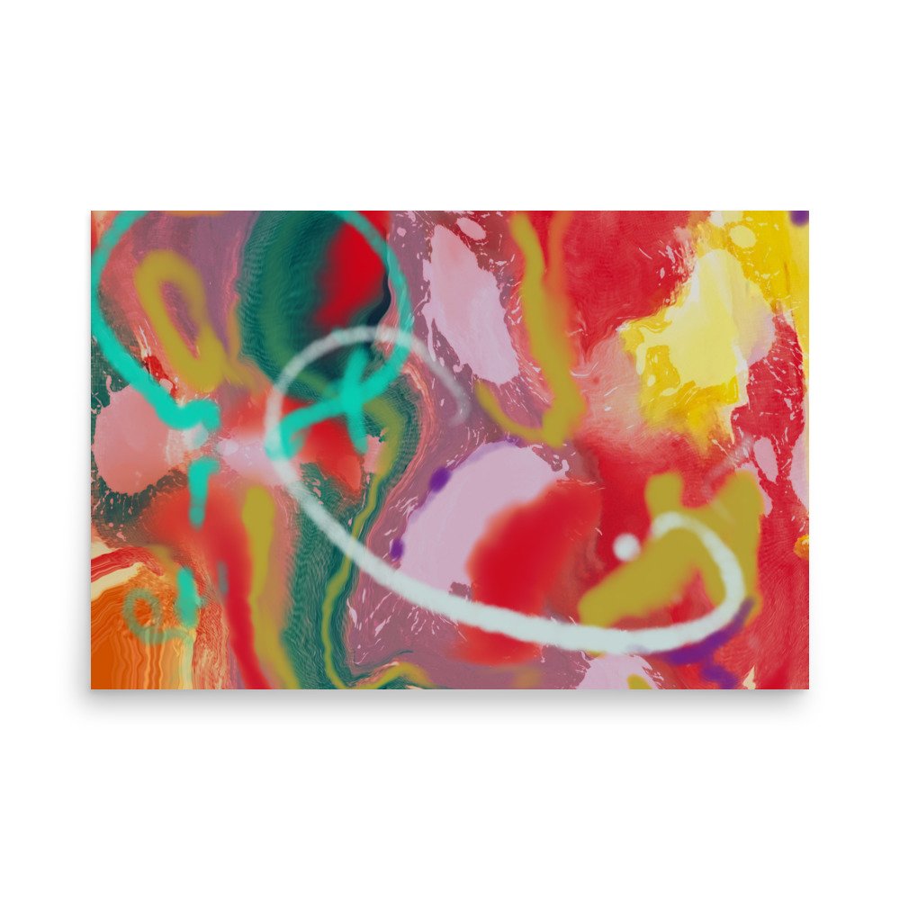 Fruitopia - Abstract Painting - Poster - Image 9