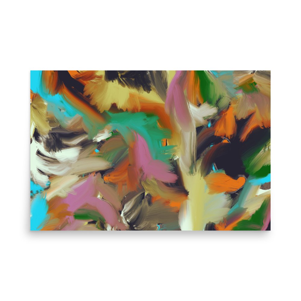 Hong Kong -Abstract Painting -Poster - Image 9