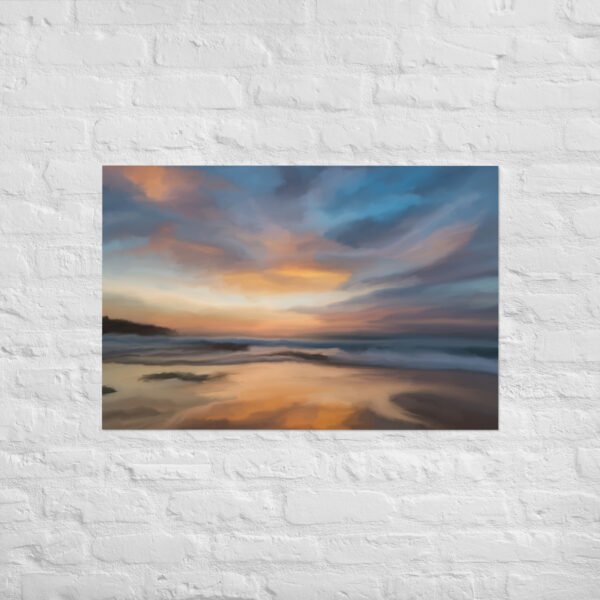 Home Coming - beach / Seascape Painting -Poster - Image 9