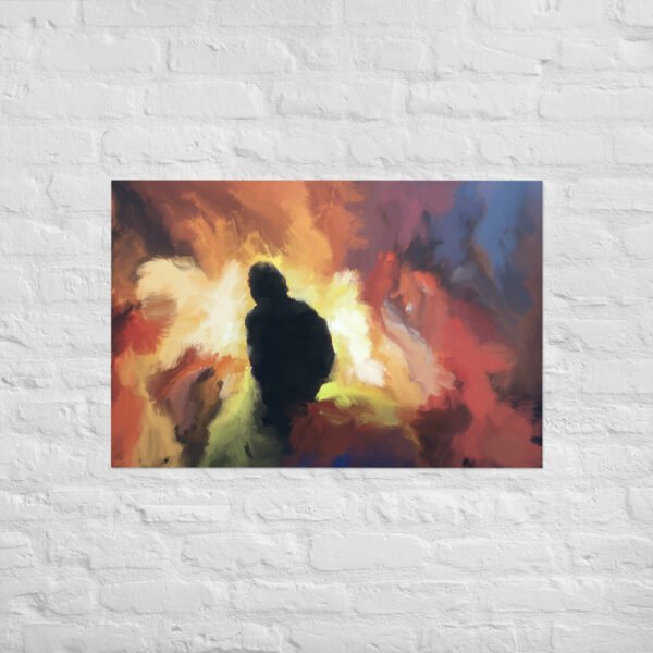 The Visitor -Abstract Painting -Poster - Image 9