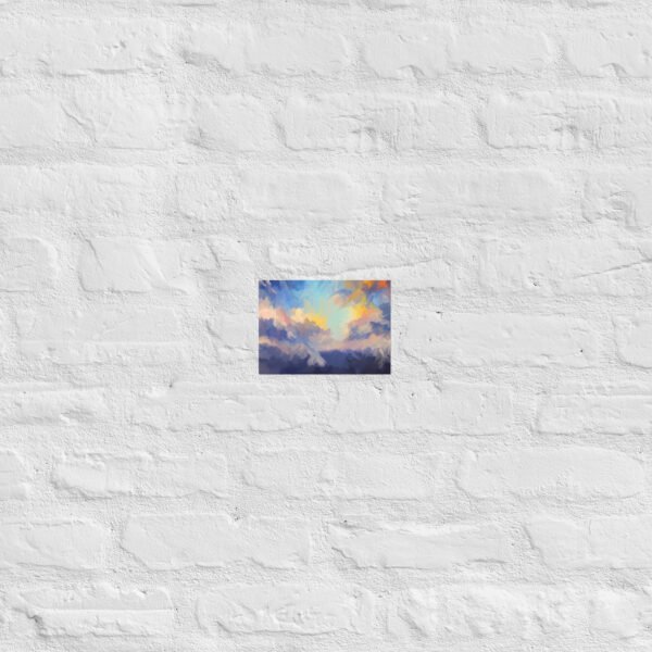 Devine Skies - Abstract Painting -Poster - Image 10