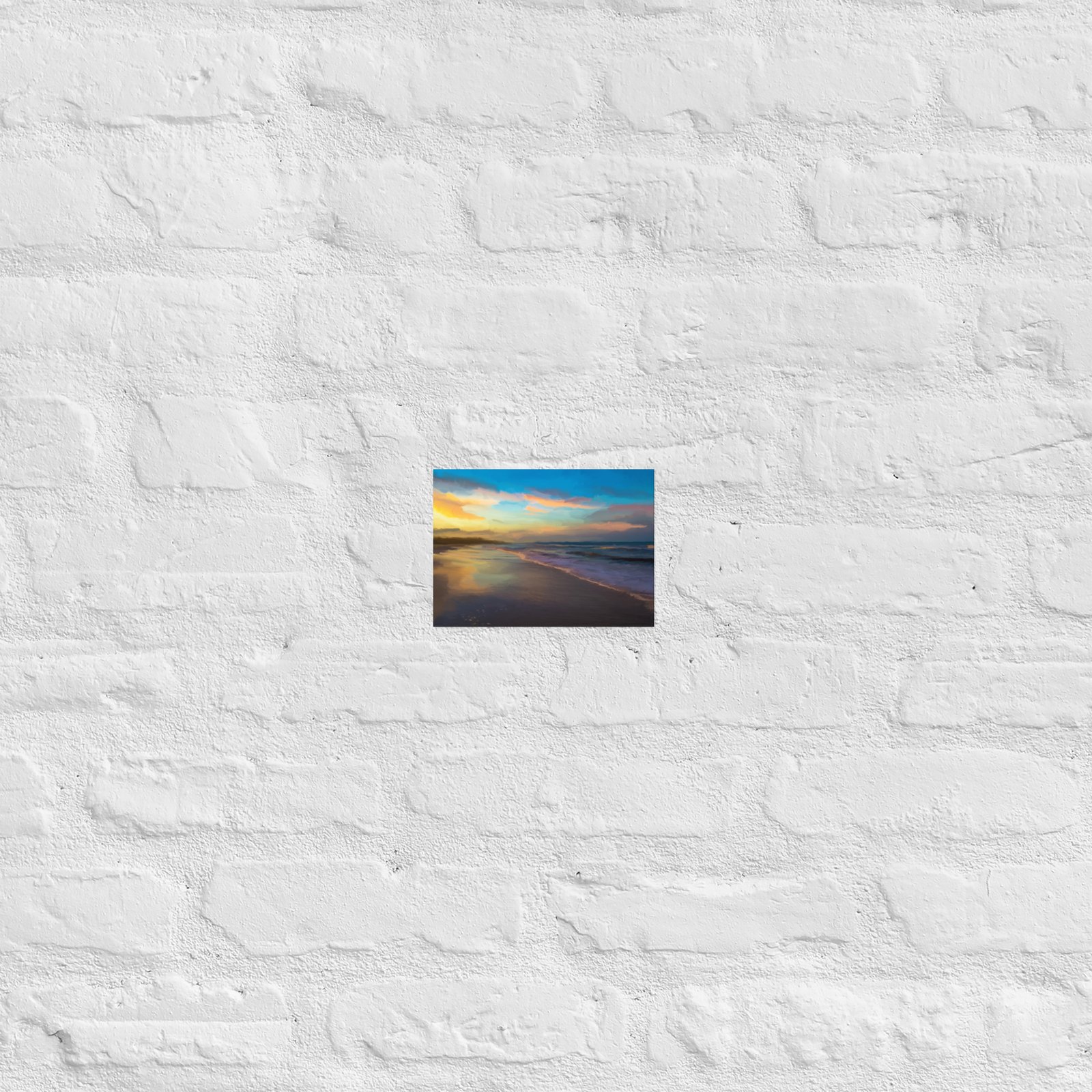 Turkish Waters - Beach / Seascape Painting - Poster - Image 10