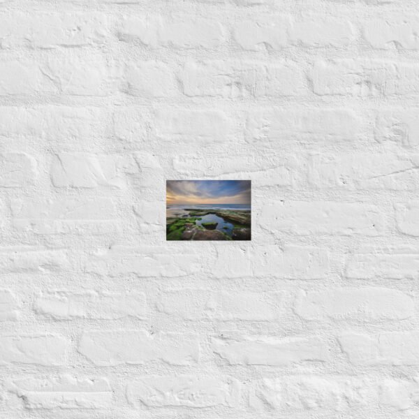 Shanklin Rockpool Beach / Seascape Painting- Poster - Image 10