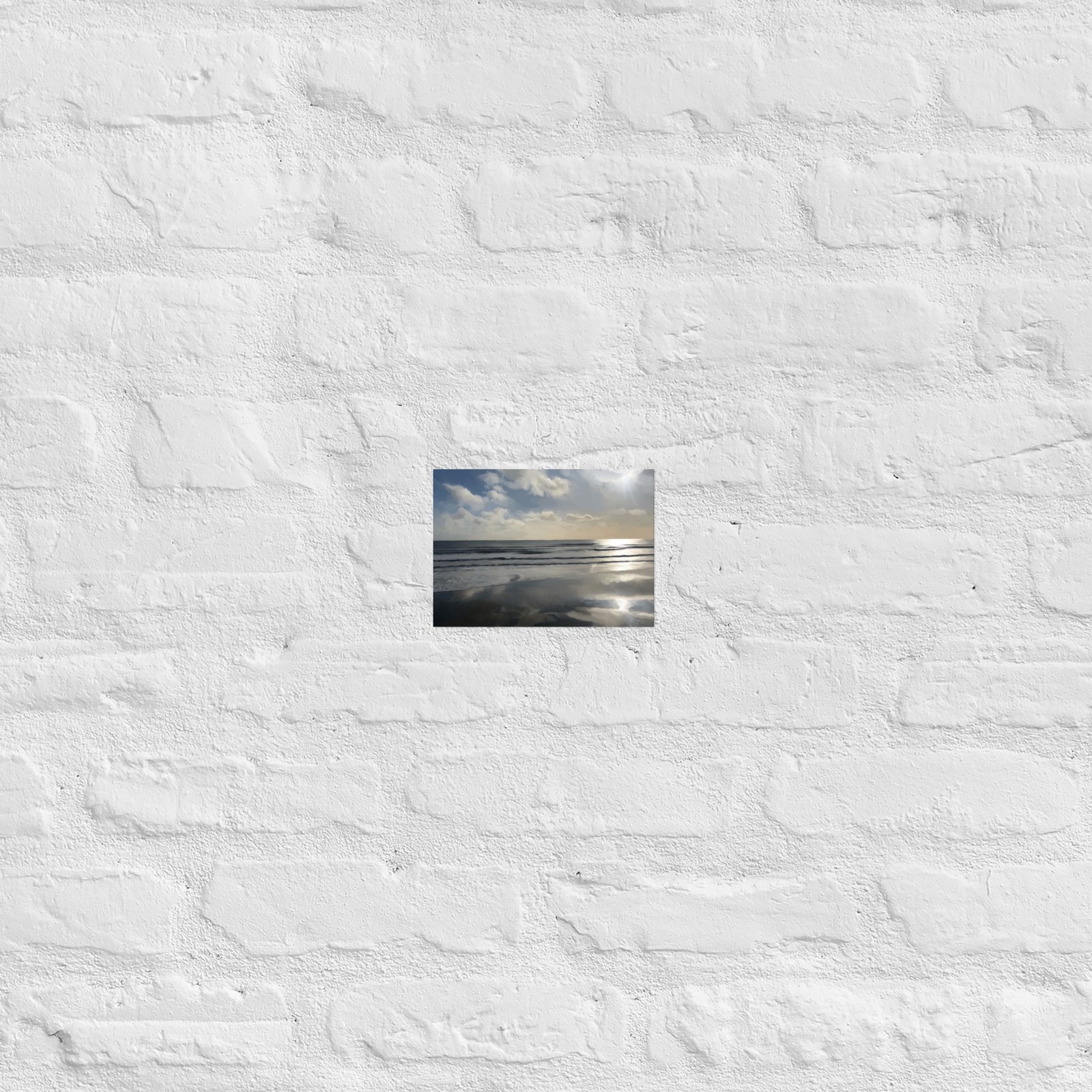 Calm Shores Beach / Seascape Painting -Poster - Image 10