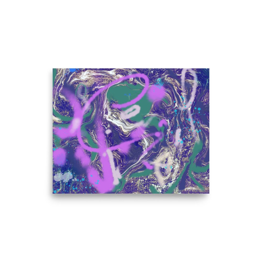 Kickflip -Abstract Graffiti Art -Poster - Image 11