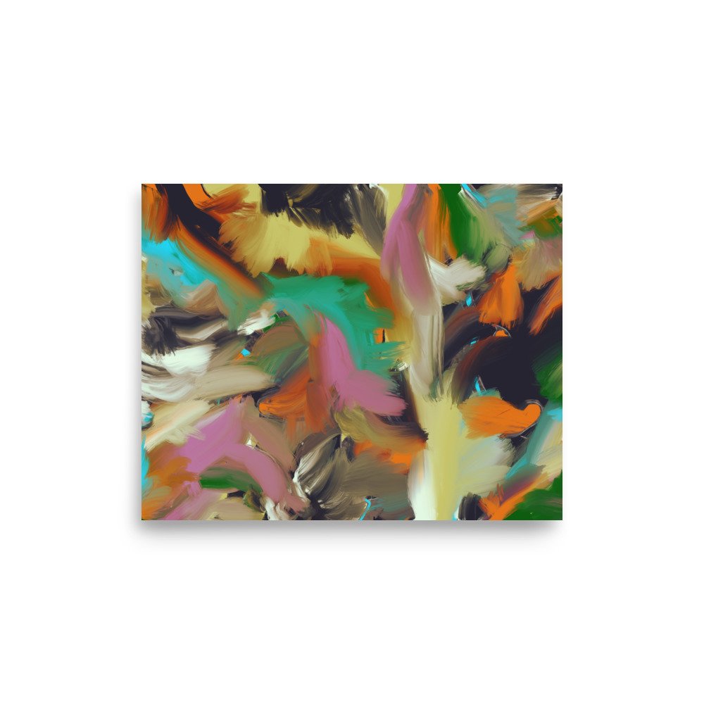 Hong Kong -Abstract Painting -Poster - Image 11