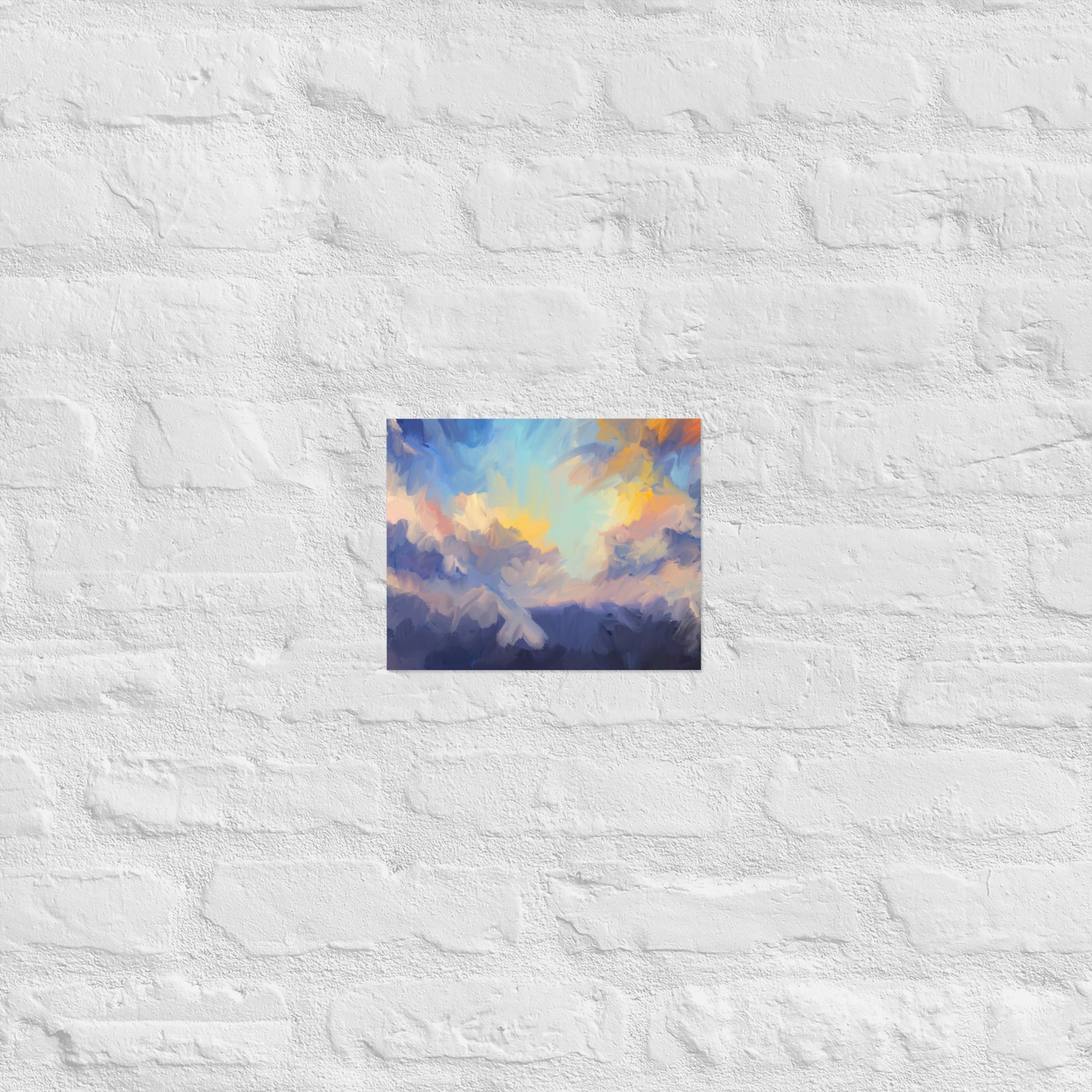 Devine Skies - Abstract Painting -Poster - Image 11
