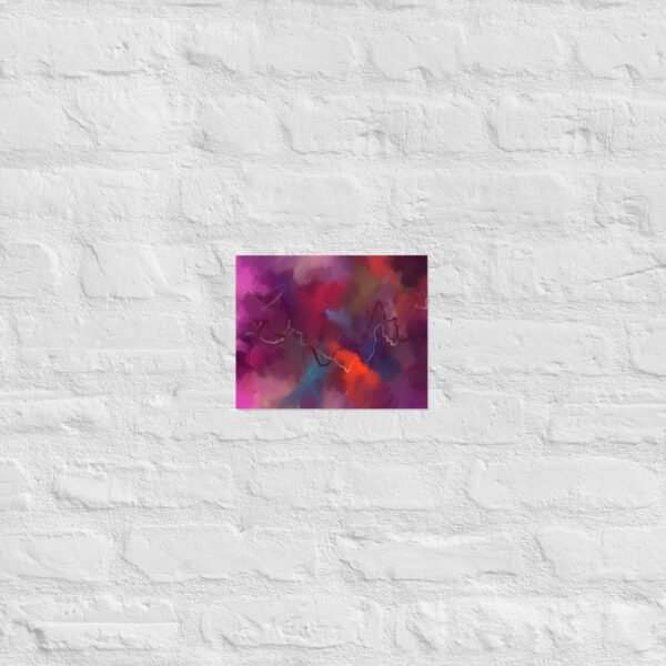 Heart of the Storm - Abstract Painting -Poster - Image 11