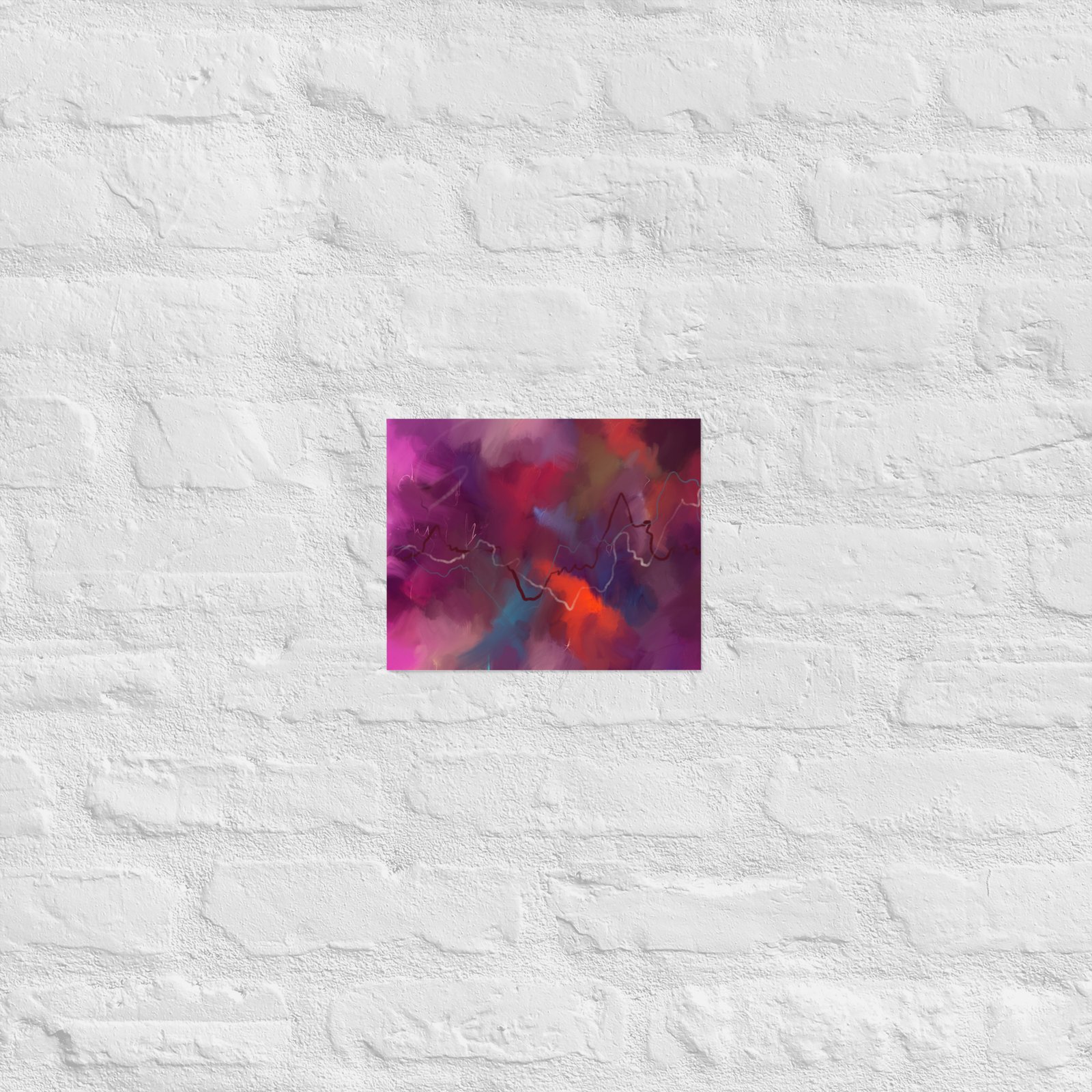Heart of the Storm - Abstract Painting -Poster - Image 11