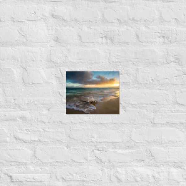 Tranquil Seas Beach /Seascape Painting -Poster - Image 11
