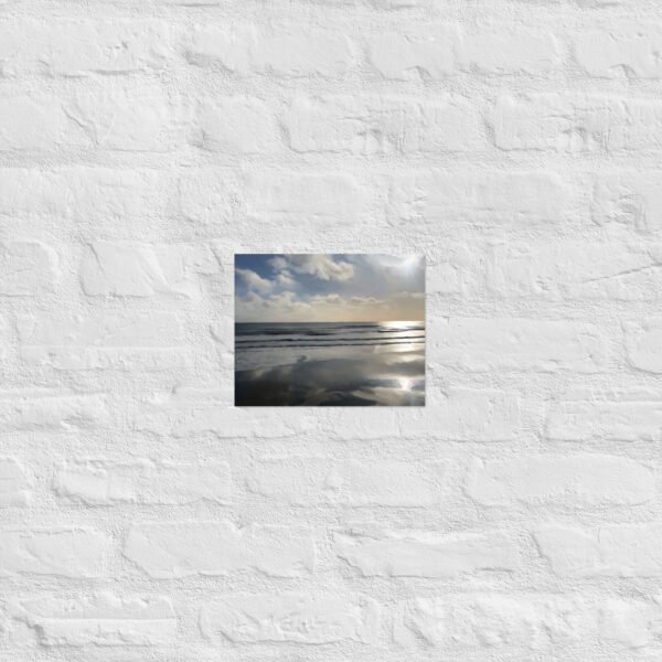Calm Shores Beach / Seascape Painting -Poster - Image 11