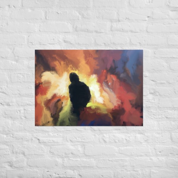 The Visitor -Abstract Painting -Poster - Image 2