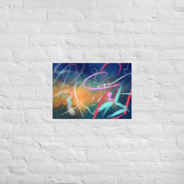 Energised -Abstract -Graffiti Art -Poster - Image 3