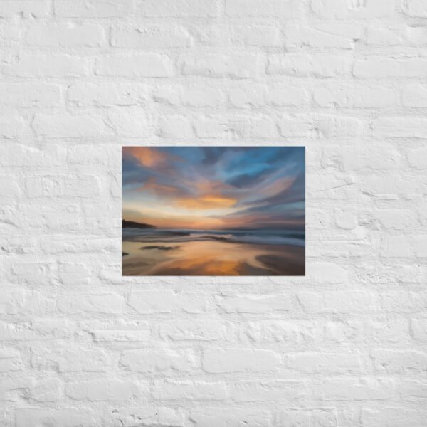 Home Coming - beach / Seascape Painting -Poster - Image 3