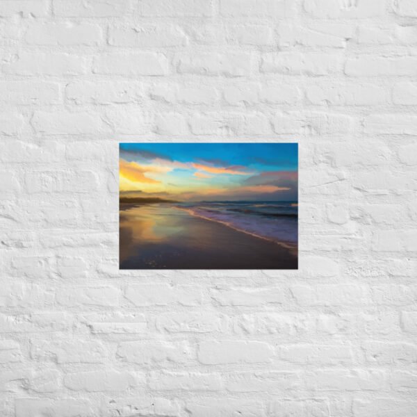 Turkish Waters - Beach / Seascape Painting - Poster - Image 3