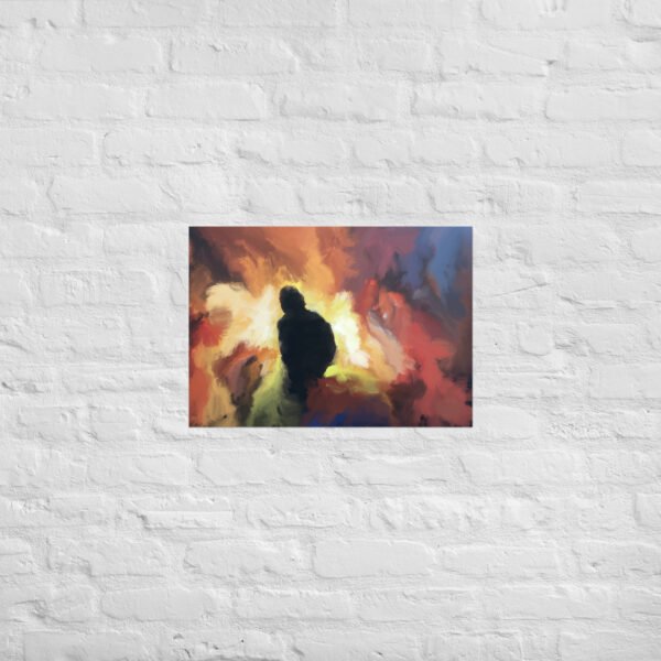 The Visitor -Abstract Painting -Poster - Image 3