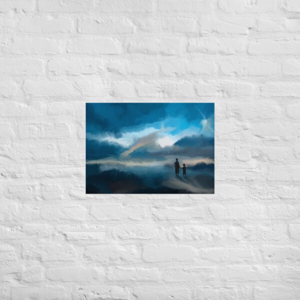 Starting Again Abstract Painting -Poster - Image 3
