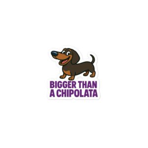 sausage dog Bubble-free stickers