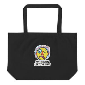 Large organic tote bag