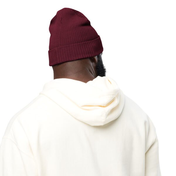 Organic ribbed beanie - Image 9