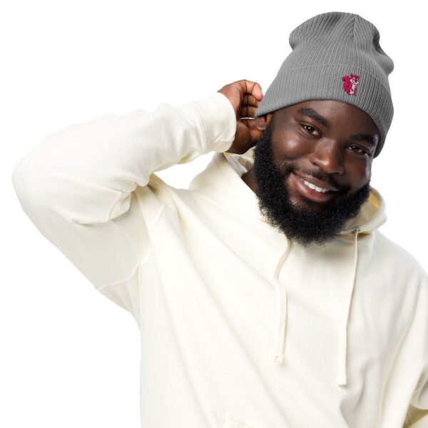 Organic ribbed beanie - Image 10