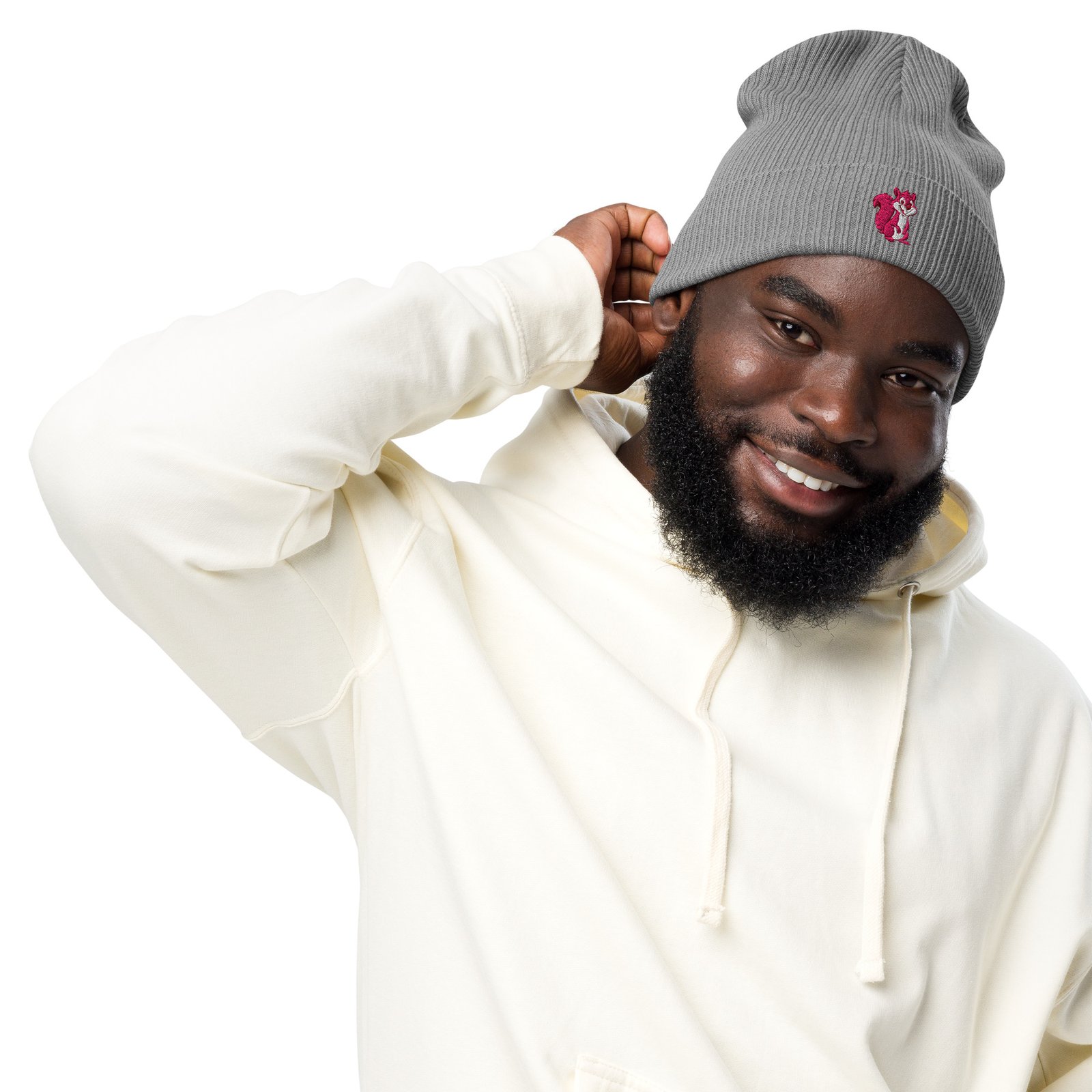 Organic ribbed beanie - Image 10