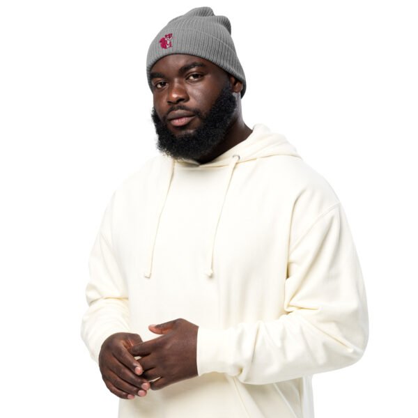 Organic ribbed beanie - Image 11