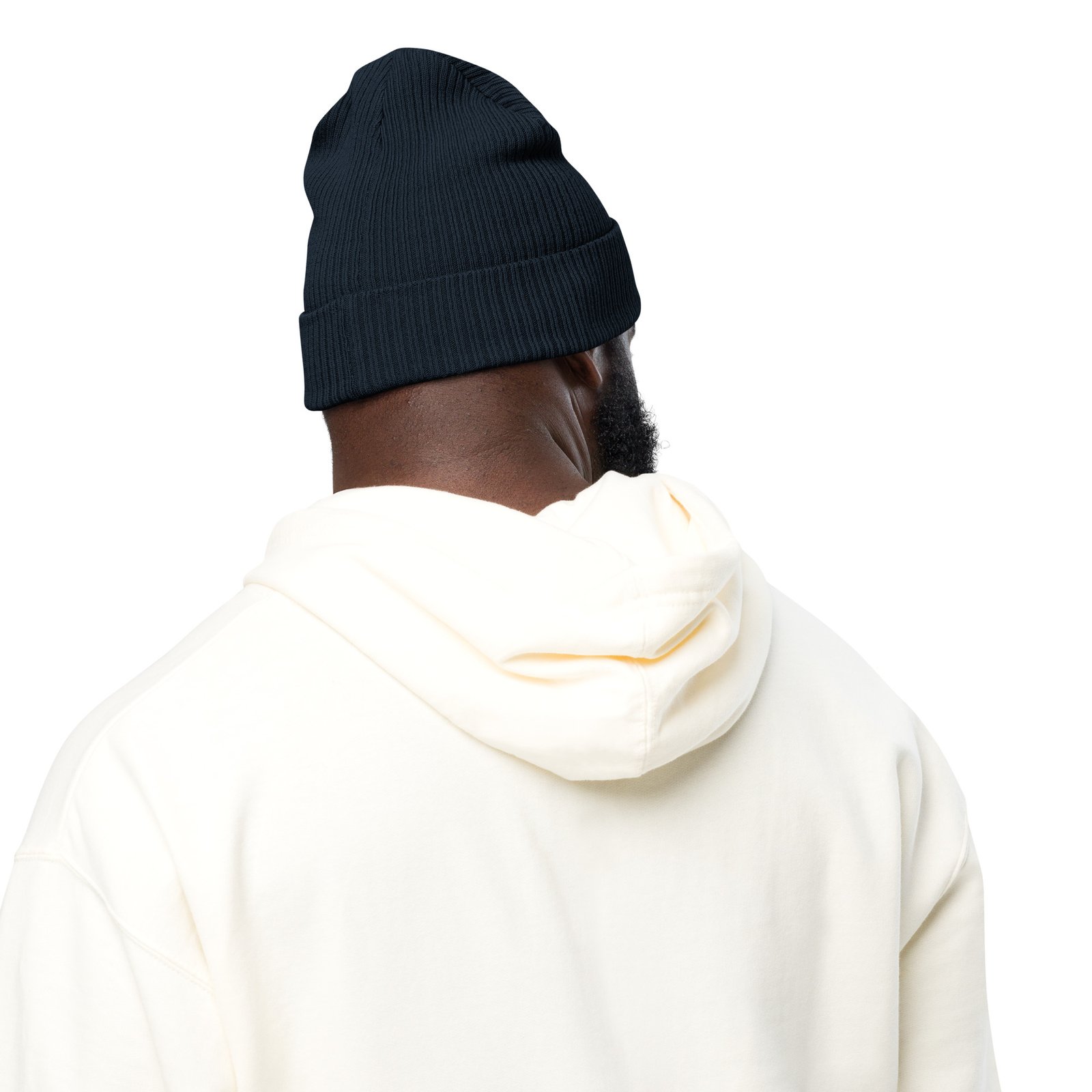 Organic ribbed beanie - Image 6