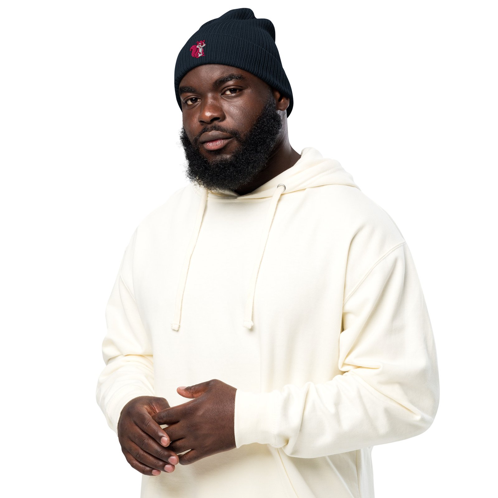 Organic ribbed beanie - Image 5
