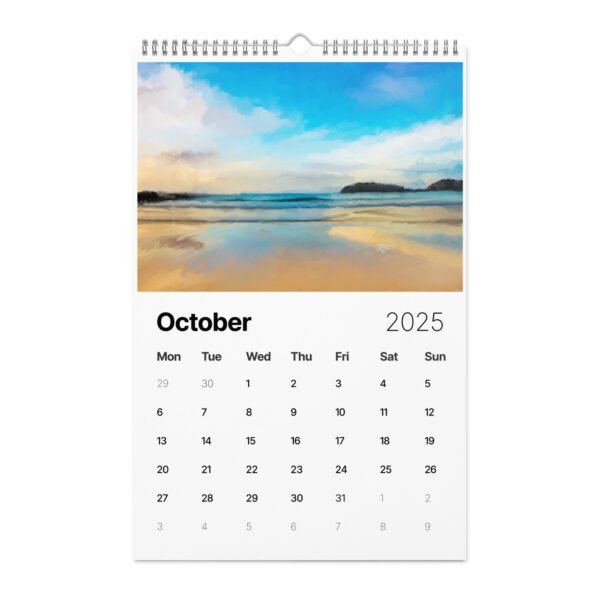 Beach and Seascapes Wall calendar (2025) - Image 24
