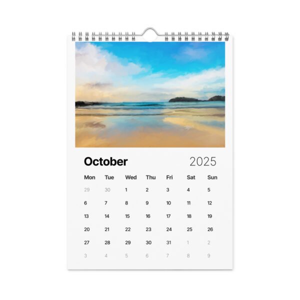 Beach and Seascapes Wall calendar (2025) - Image 11