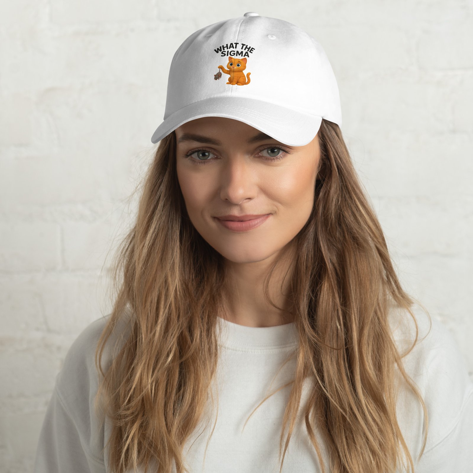 What the sigma / women's baseball Cap - Image 2