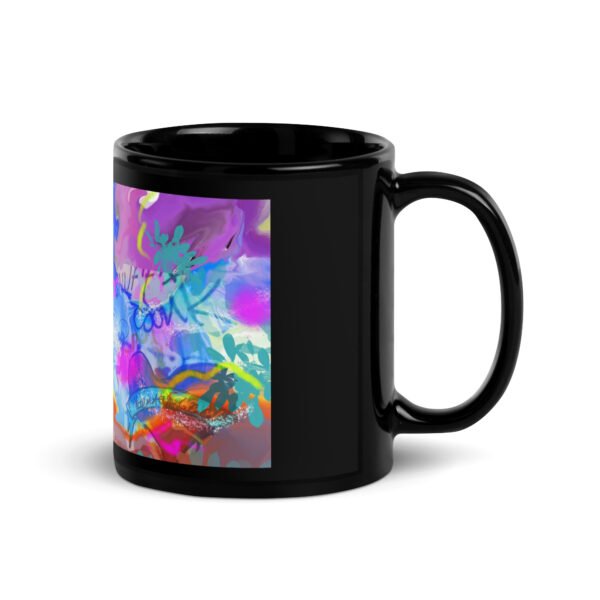 Graffiti art Black Glossy Mug