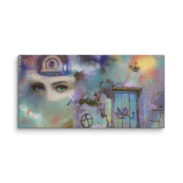 The vision Canvas print/ unique Abstract painting - Image 2