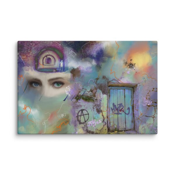 The vision Canvas print/ unique Abstract painting - Image 4