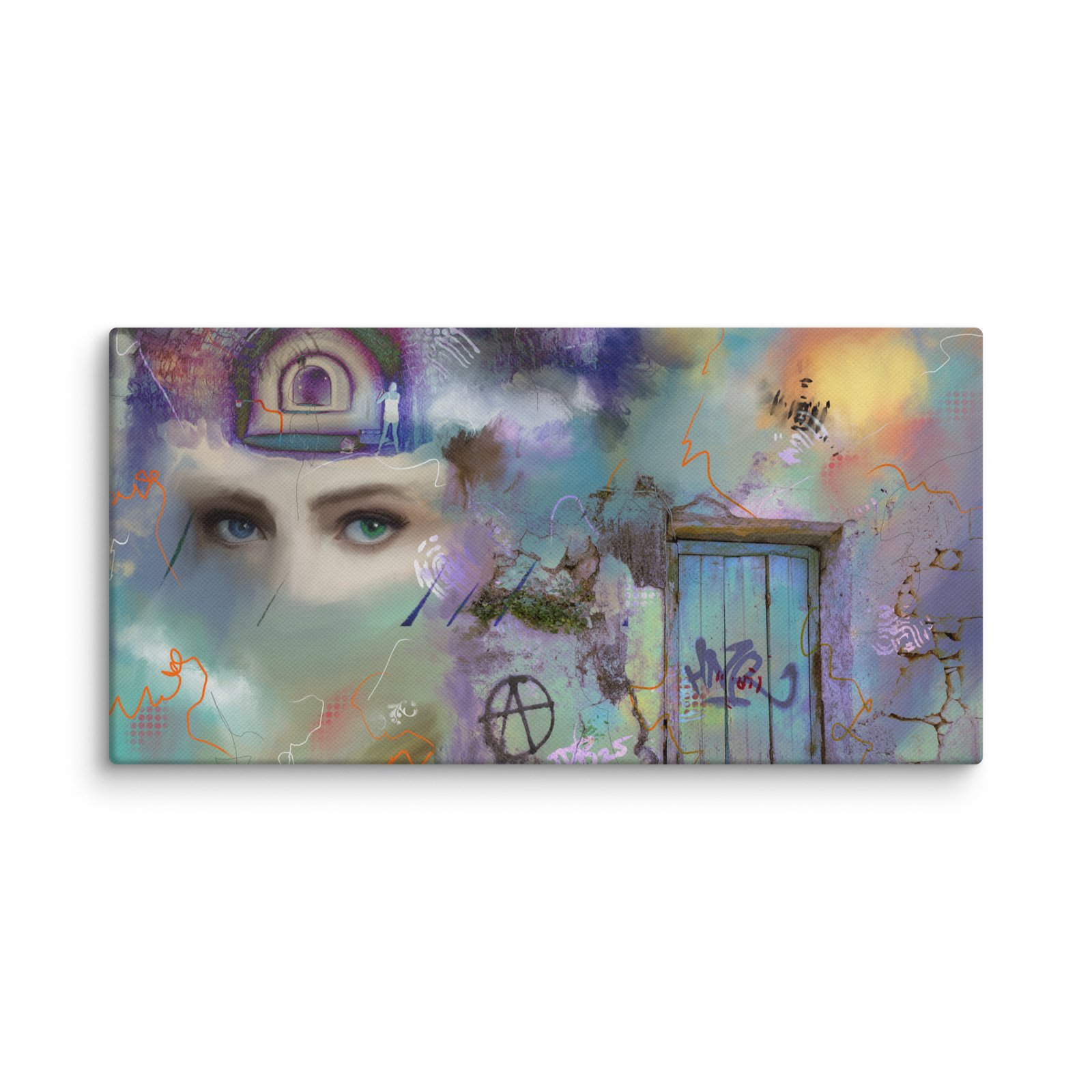 The vision Canvas print/ unique Abstract painting - Image 5