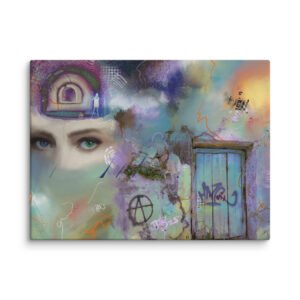 The vision Canvas print/ unique Abstract painting