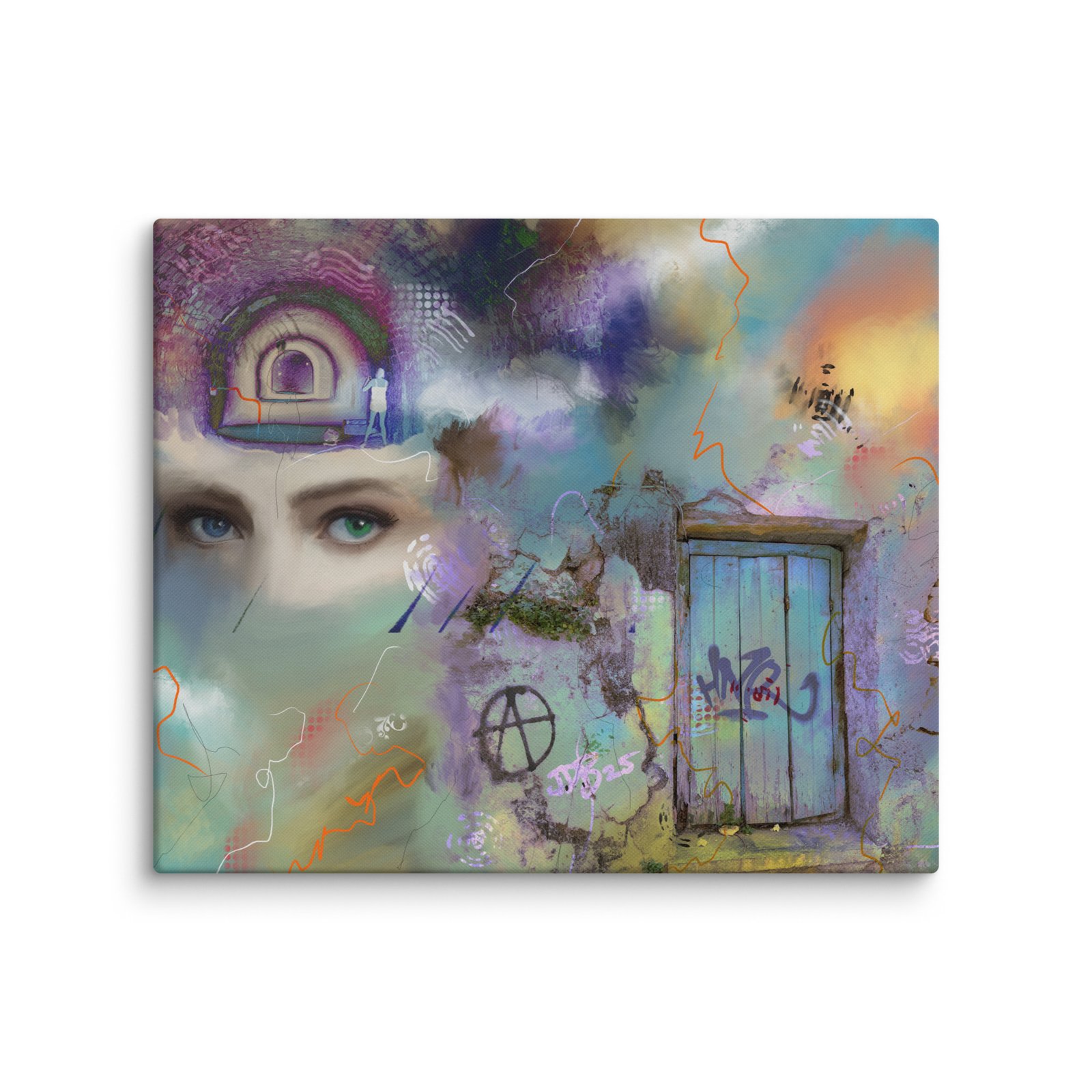 The vision Canvas print/ unique Abstract painting - Image 8